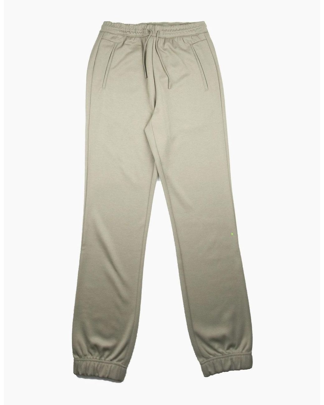Boss White Hadiko Logo Tracksuit Bottoms Khaki for men