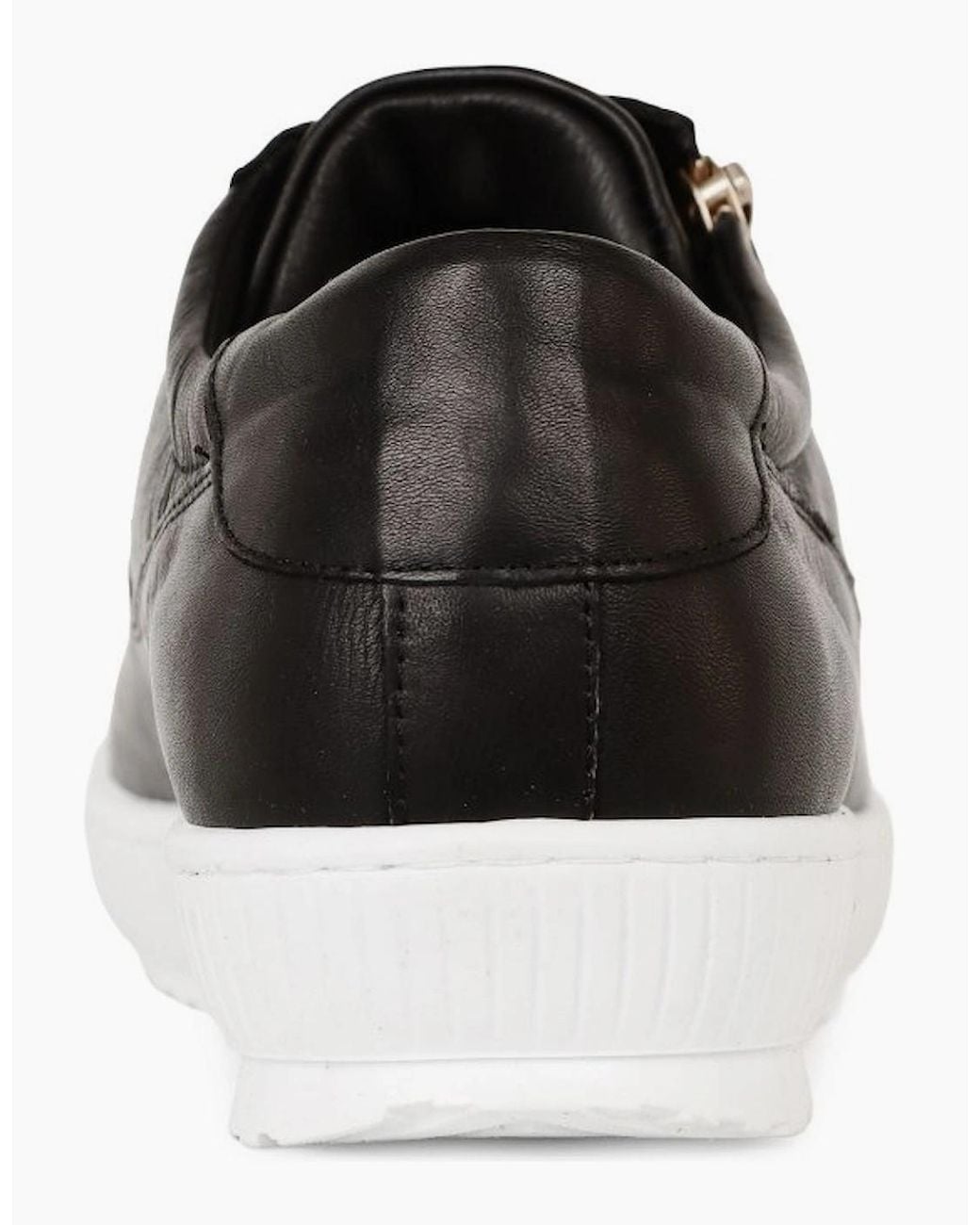 Jones Bootmaker Black Padova Wide Trainers