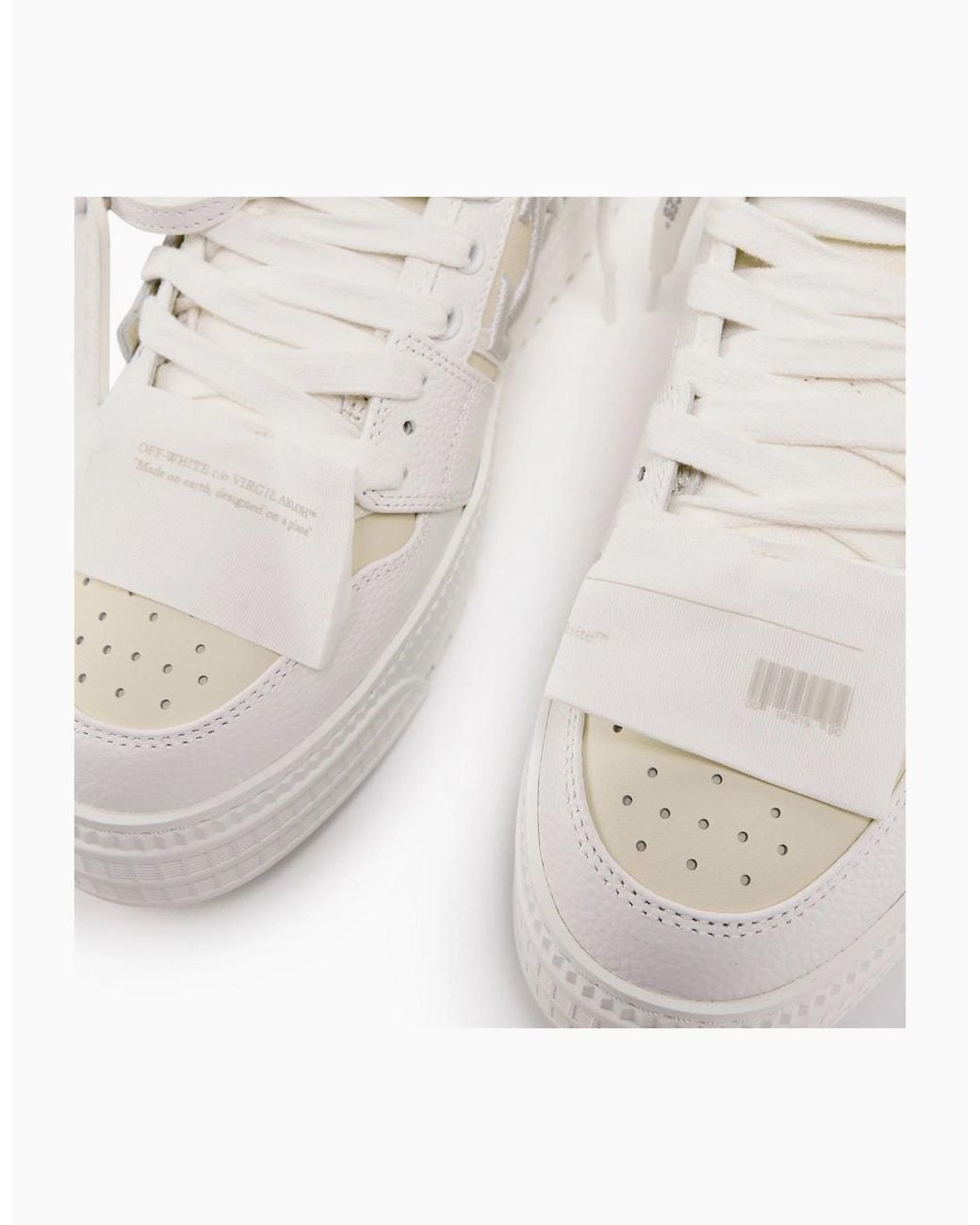 Off-White c/o Virgil Abloh White Off 3.0 Court Low Eye Catching Silhouette Trainers for men
