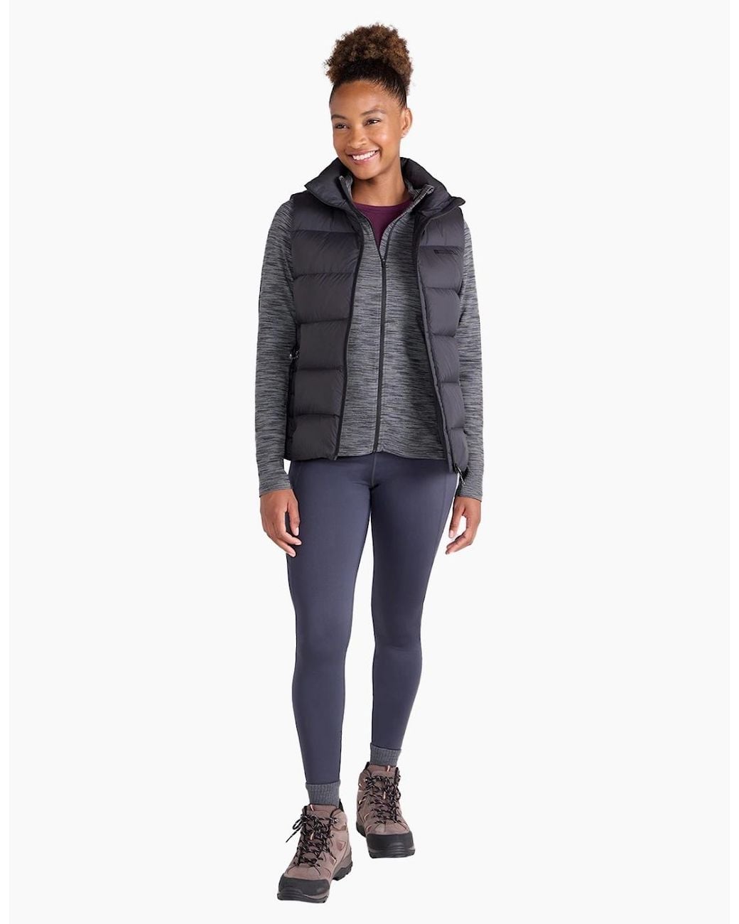 Mountain Warehouse Black Ladies Stratus Packable Gilet
