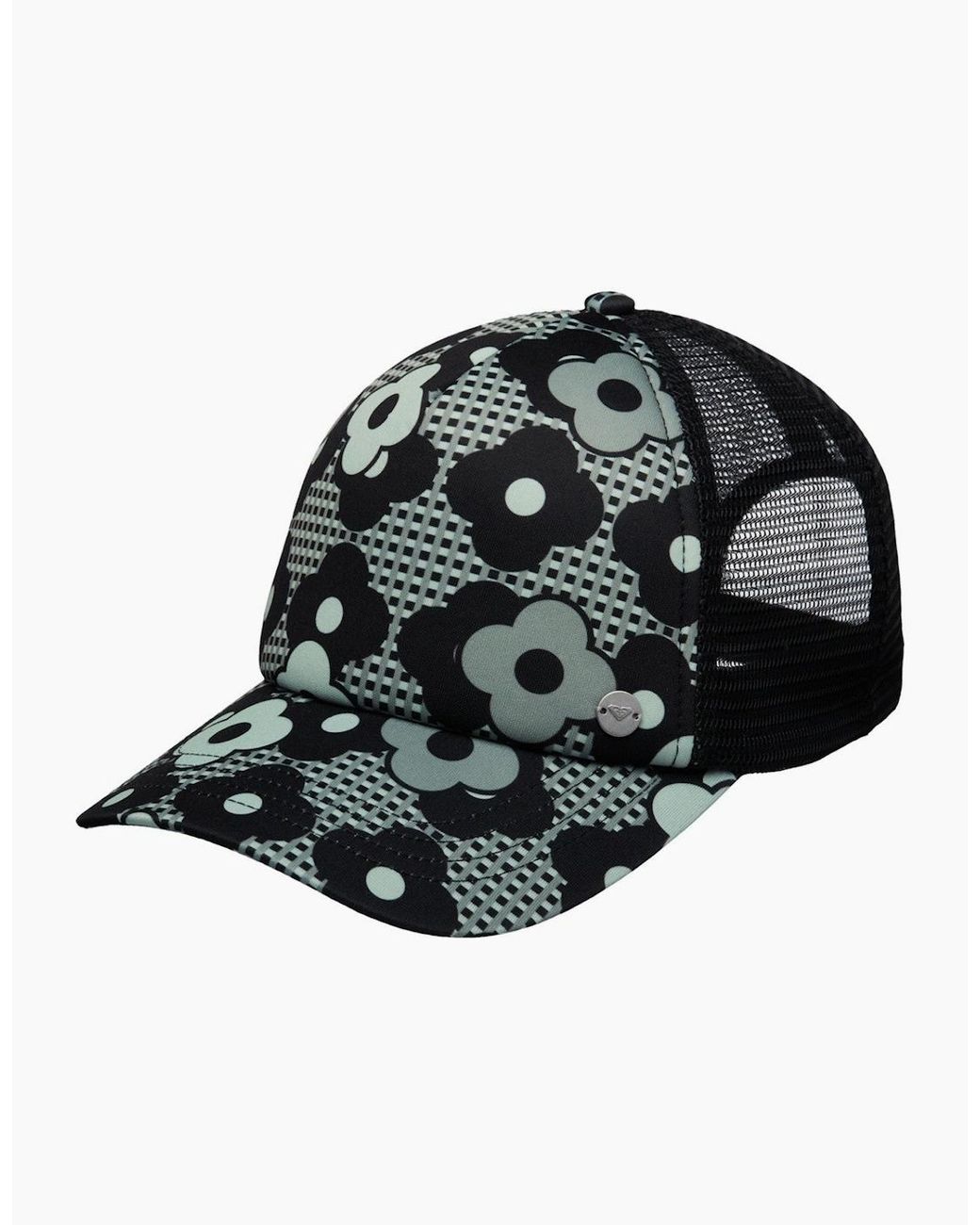 Roxy Black Beautiful Morning Adjustable Trucker Cap