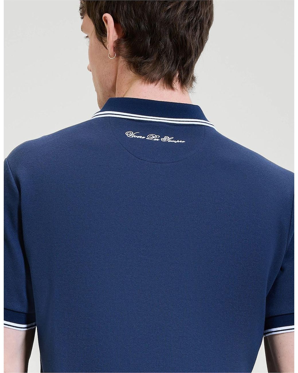 Ellesse Blue Macchino S/S Polo for men