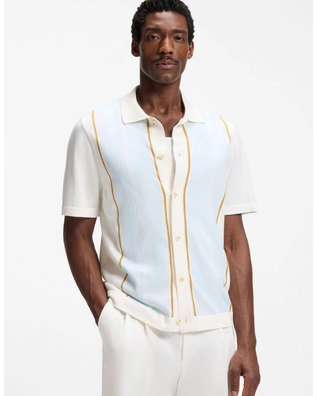 Boss White C Lastro Polo for men