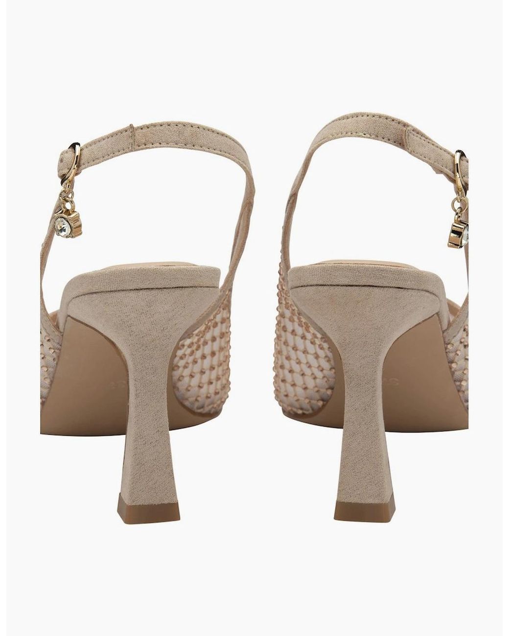 Lotus White Phoenix Slingback Court Shoes
