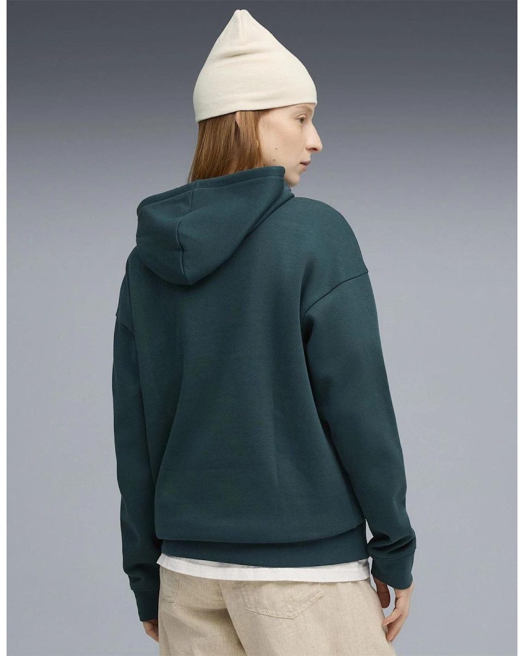 PUMA Blue Class Relaxed Overhead Tech Fleece Hoodie