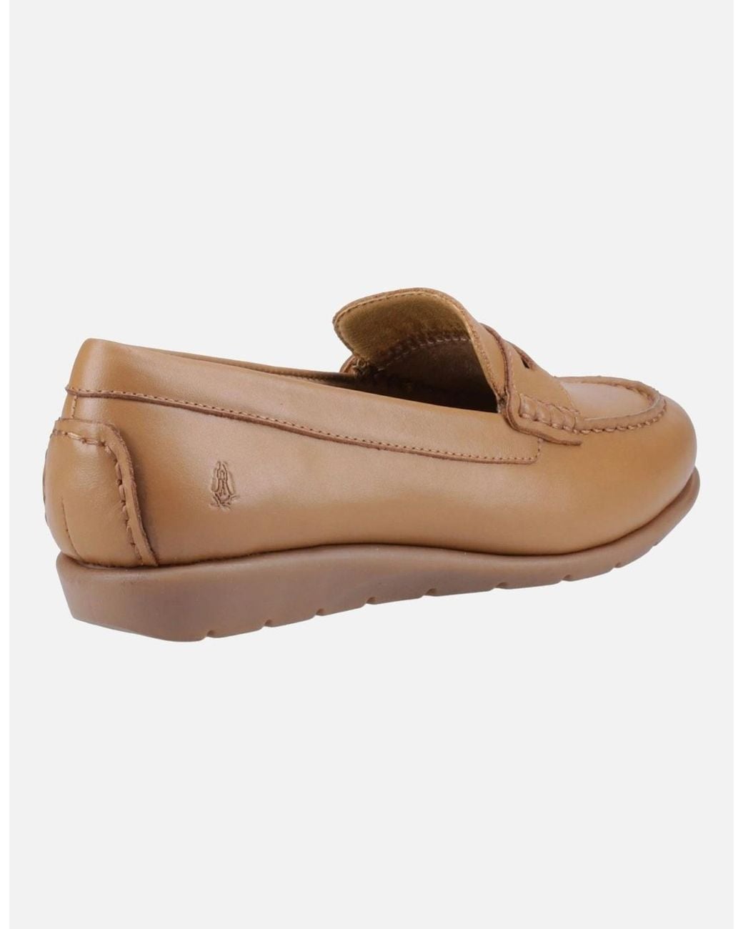 Hush Puppies Brown Shelby Leather Tan Loafers