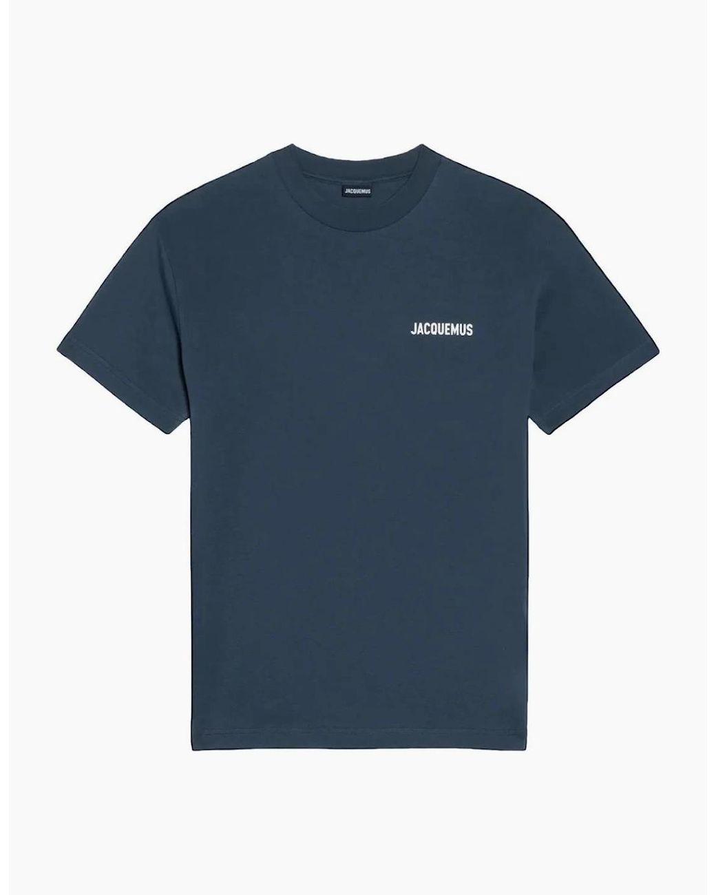 Jacquemus Blue Le T-Shirt Logo for men