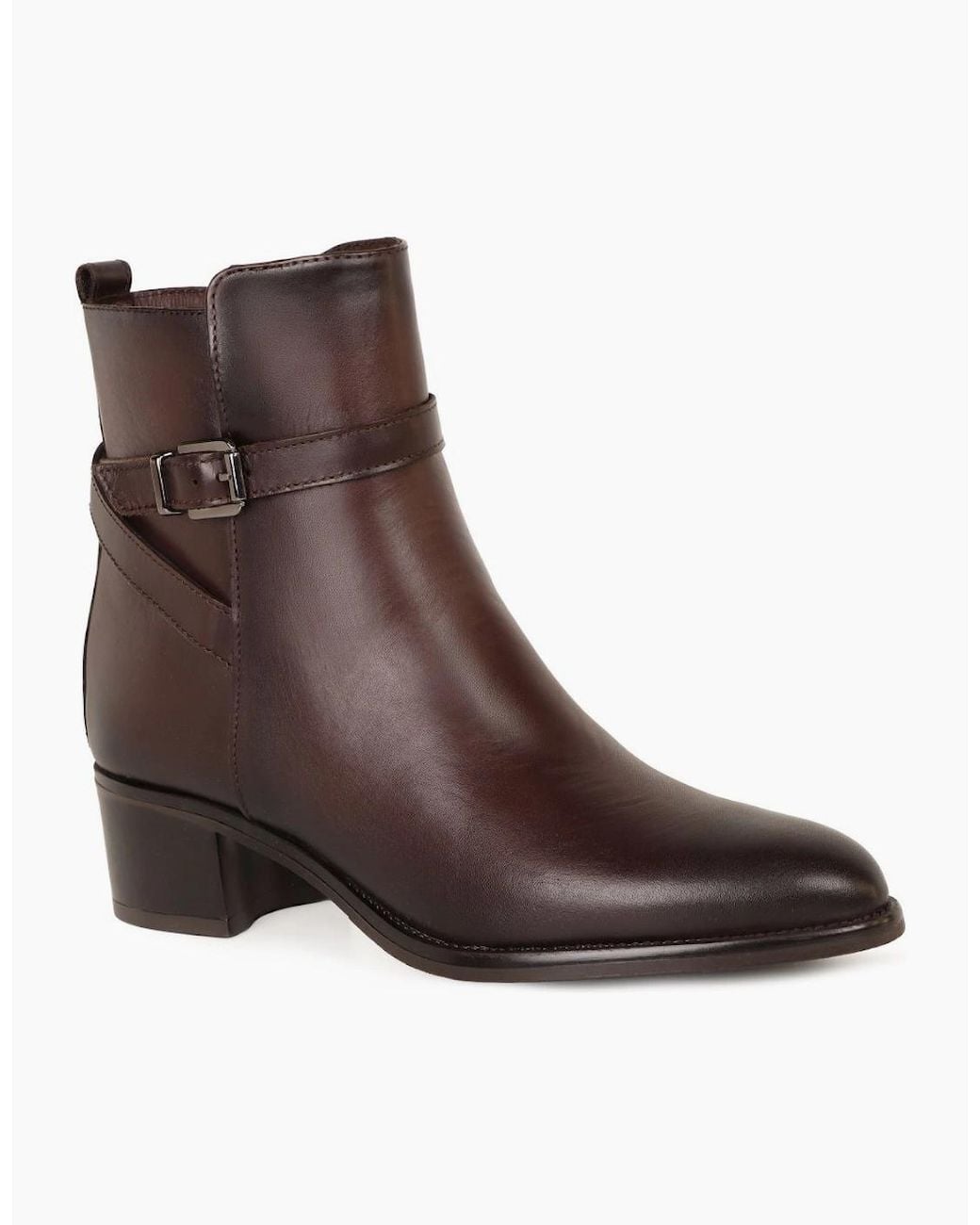 Jones Bootmaker Brown Kyra Ankle Boots