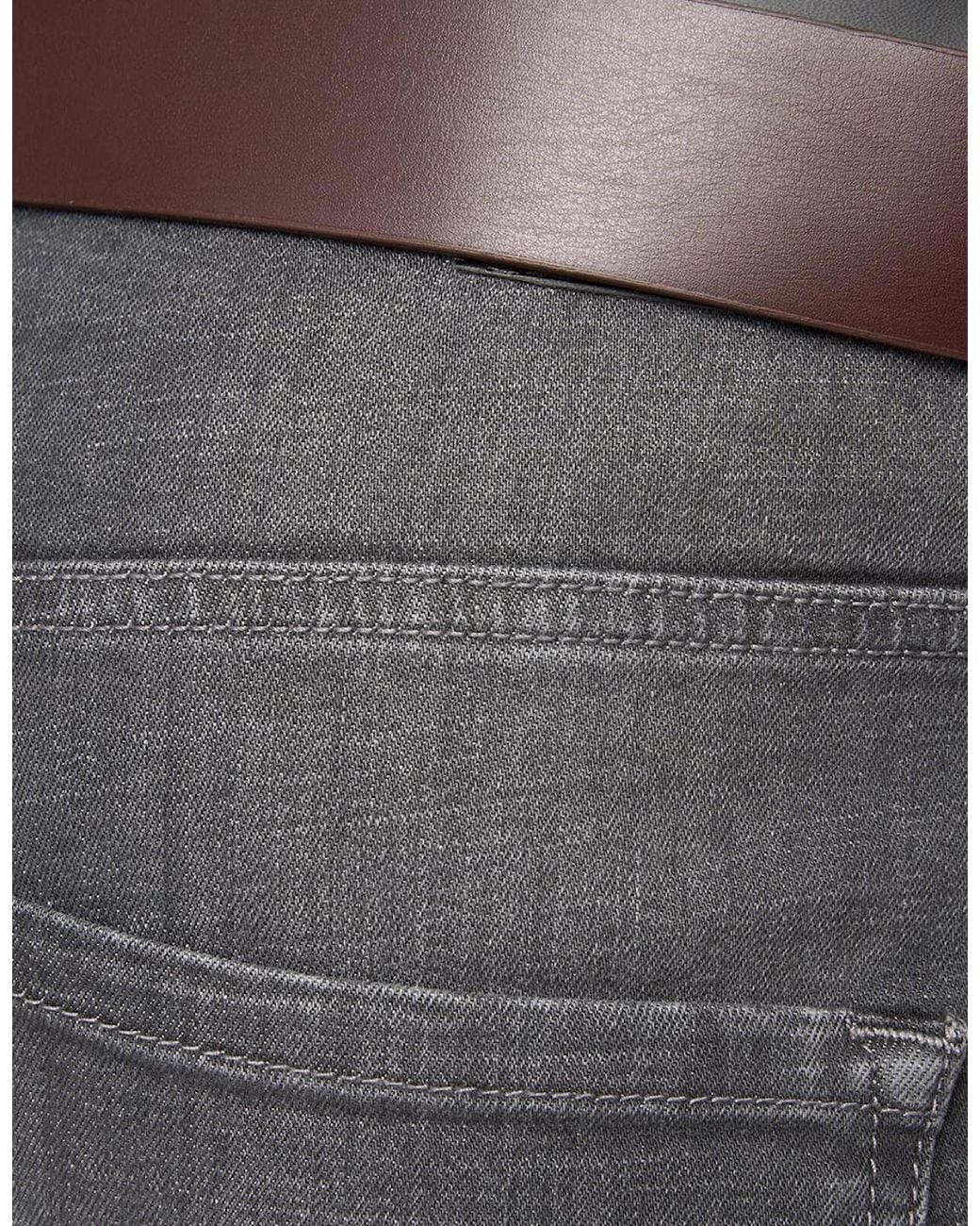 Bewley & Ritch Gray Bewley & Ritch Newbury Straight Fit Jeans Wash for men