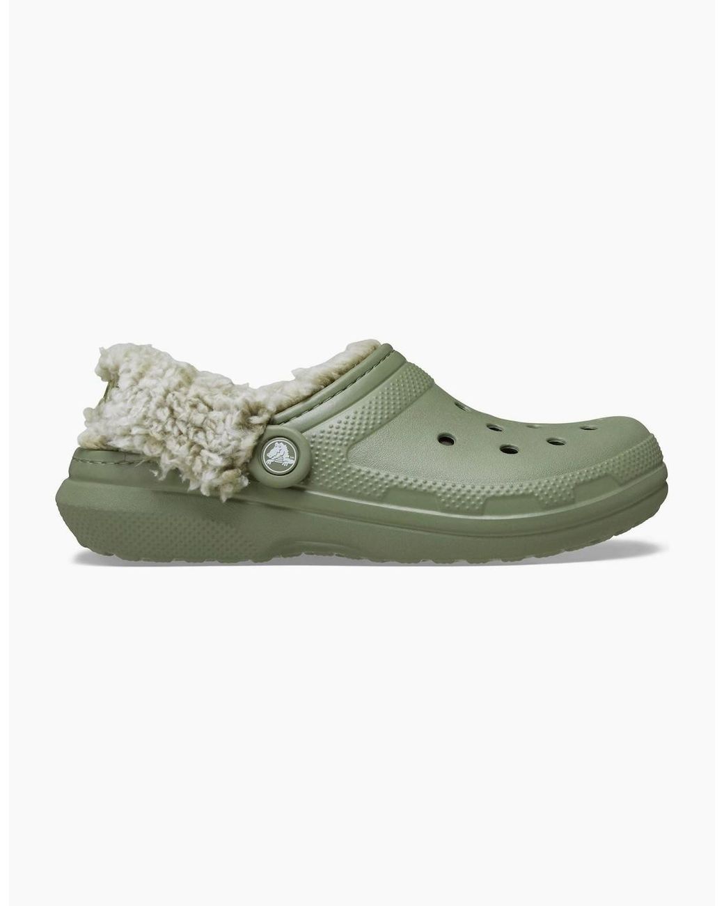 CROCSTM Green Classic Fleece Lined Textile Blend Cargo Clogs for men