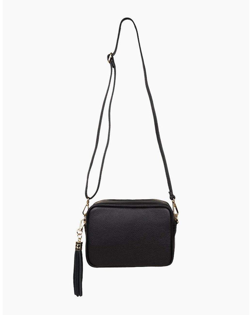 Elie Beaumont Black Crossbody 2 Customisable Handbag