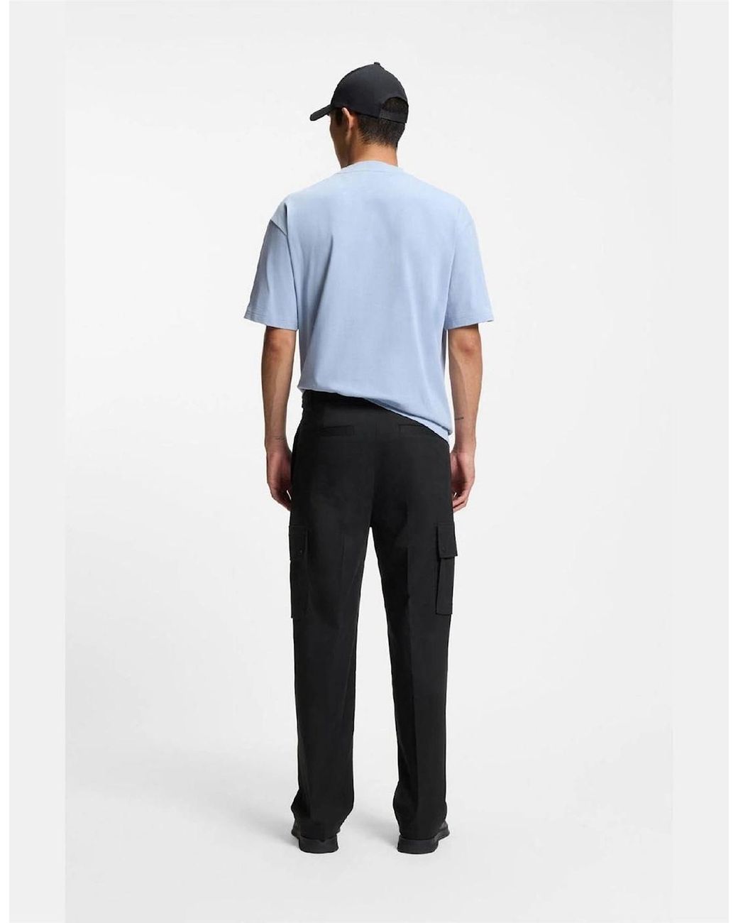Boss Black Relaxed Fit Trousers for men