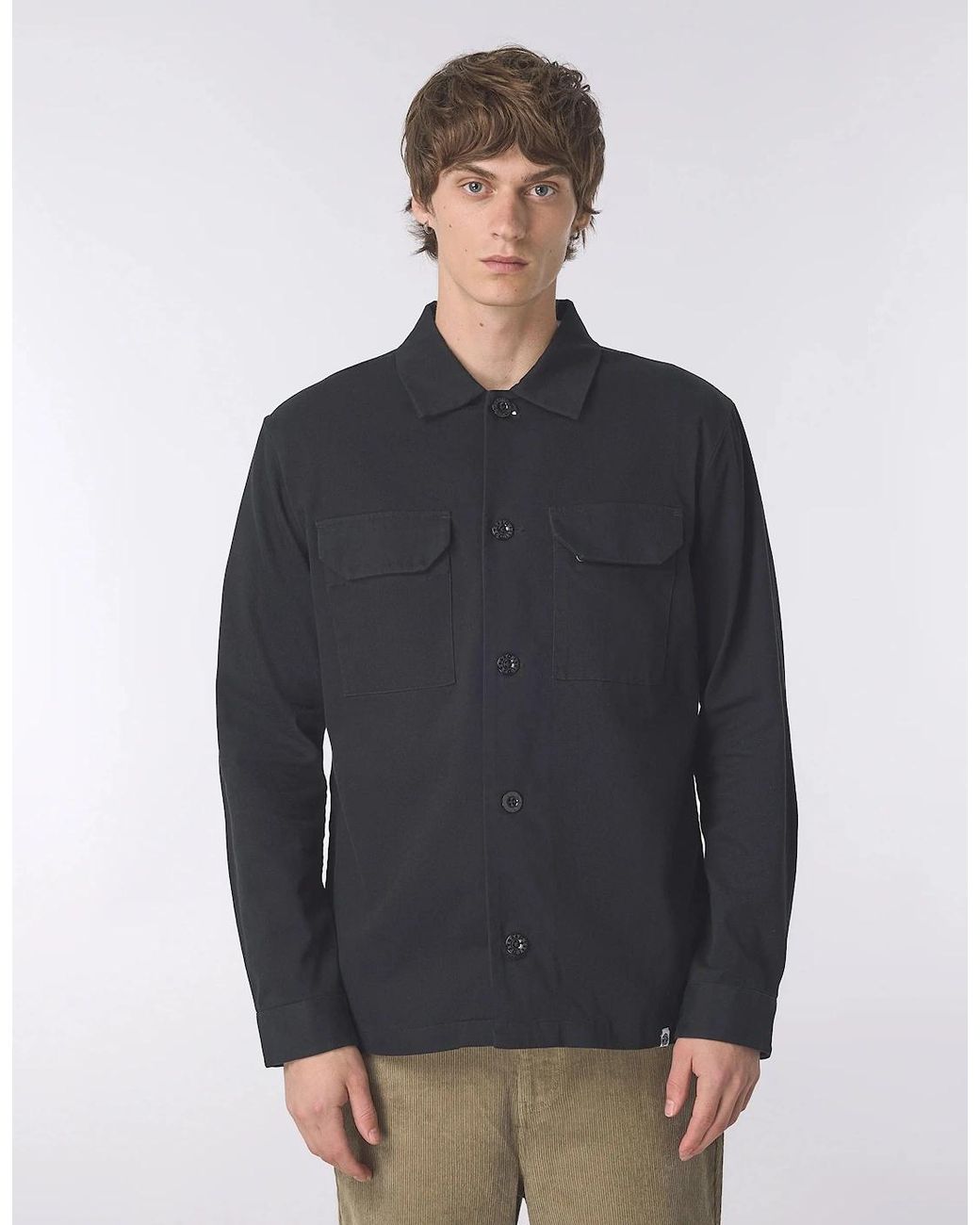 Pretty Green Black Alderley Jacket for men