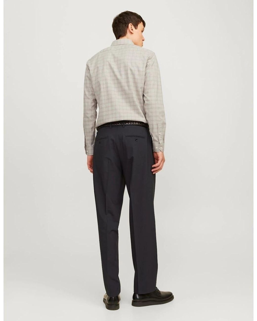 Jack & Jones Natural Parker Regular Fit Long Sleeve Cuff Shirt for men