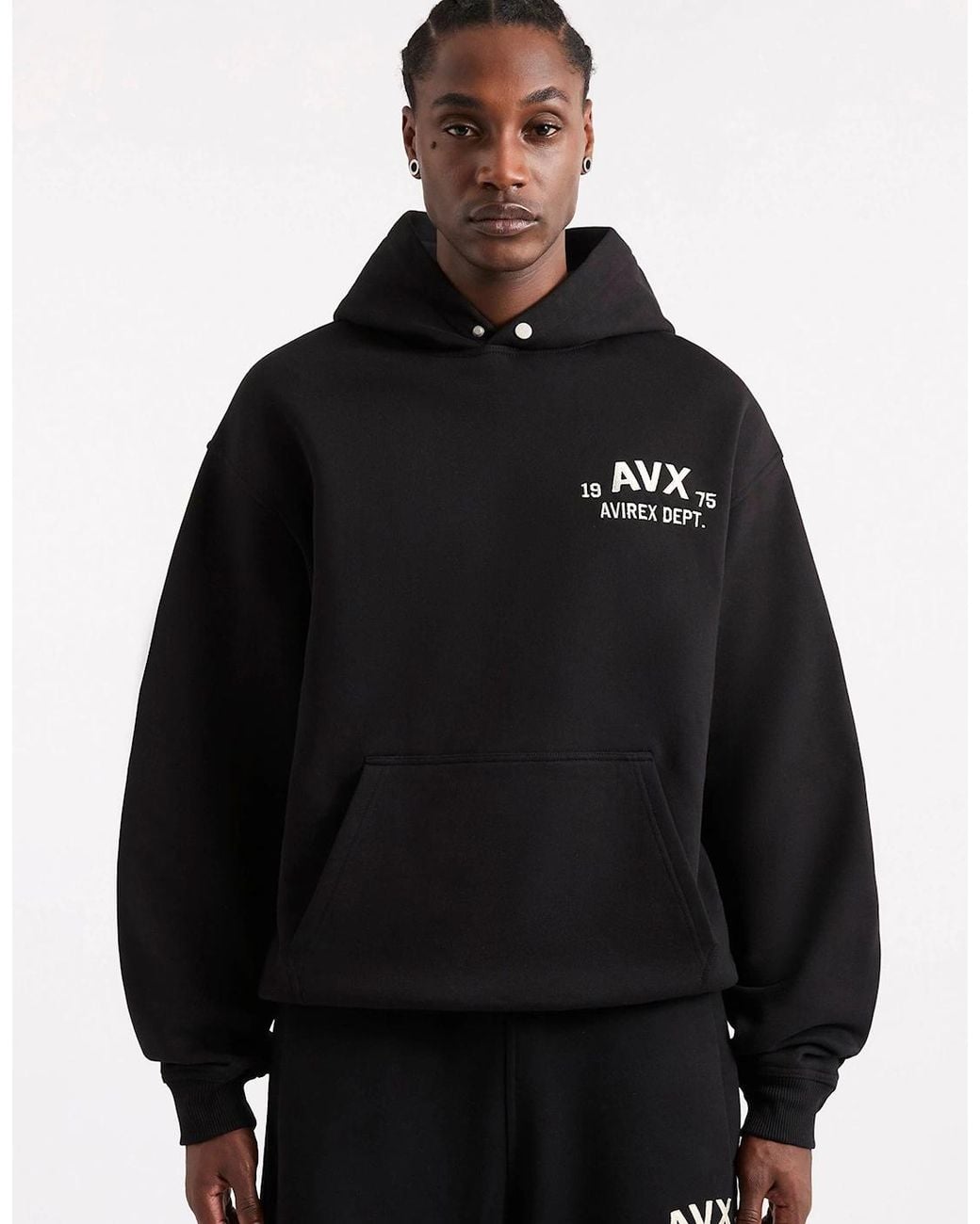 AVX Black Corp Oh Hoody for men