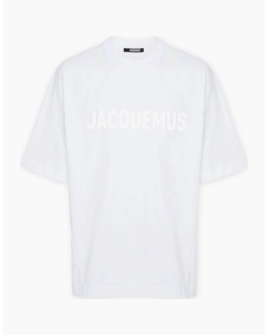 Jacquemus White Les Classiques Typo T-Shirt for men