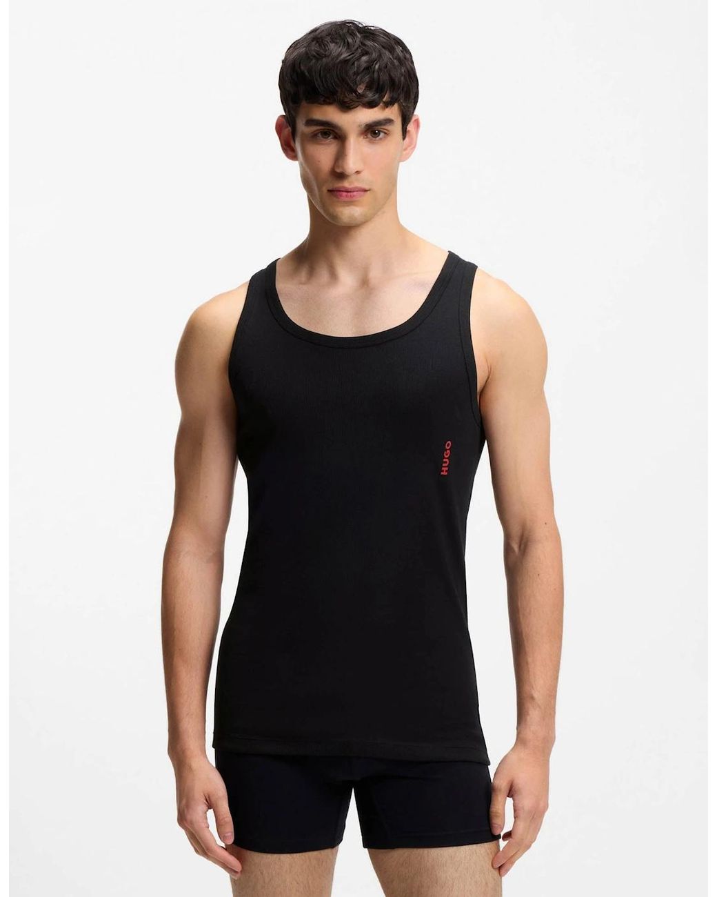 Boss Black Hugo Two-Pack Underwear Vests for men