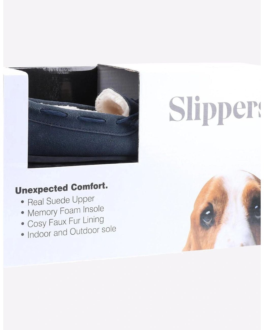 Hush Puppies Blue Allie Memory Foam Slippers