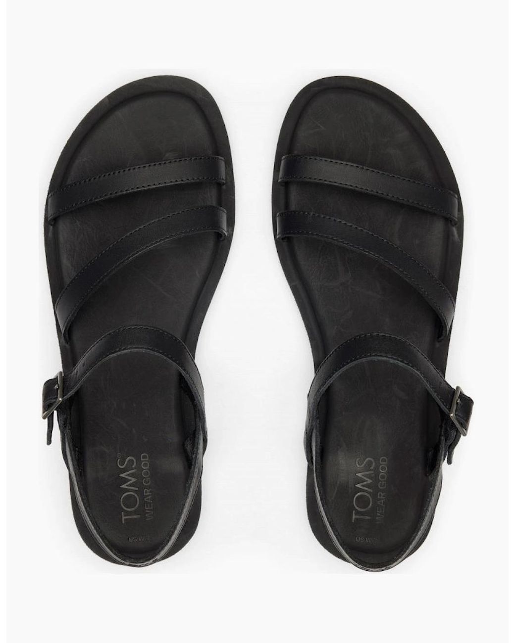 TOMS Black Kira Sandals