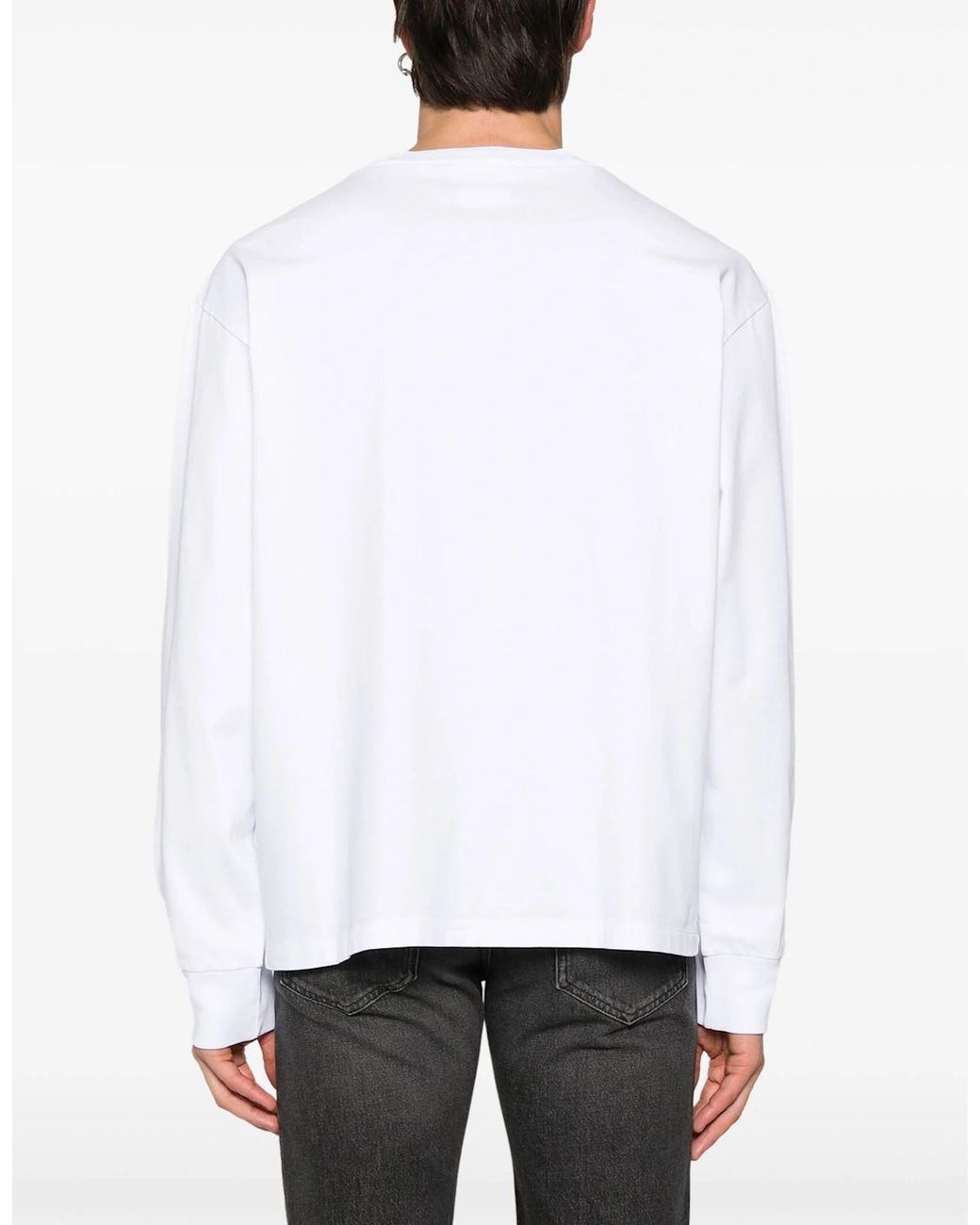 DSquared² White New Generation Icon Logo Sweatshirt for men