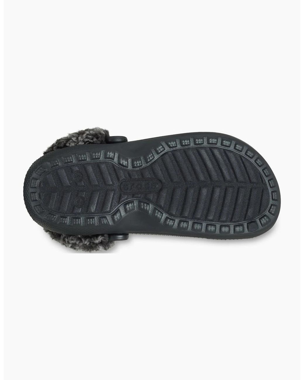 CROCSTM Black Classic Fleece Lined Thermoplastic Clogs for men
