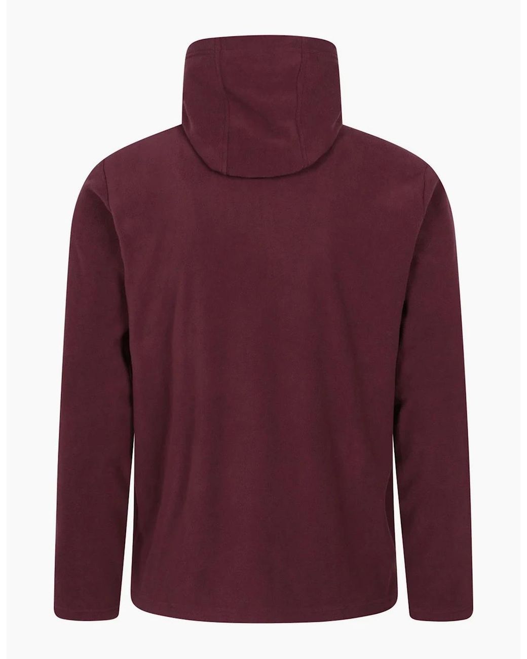 Mountain Warehouse Red Camber Fleece Full Zip Hoodie for men