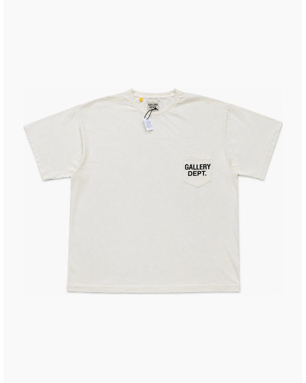 GALLERY DEPT. White Pocket Logo Tee