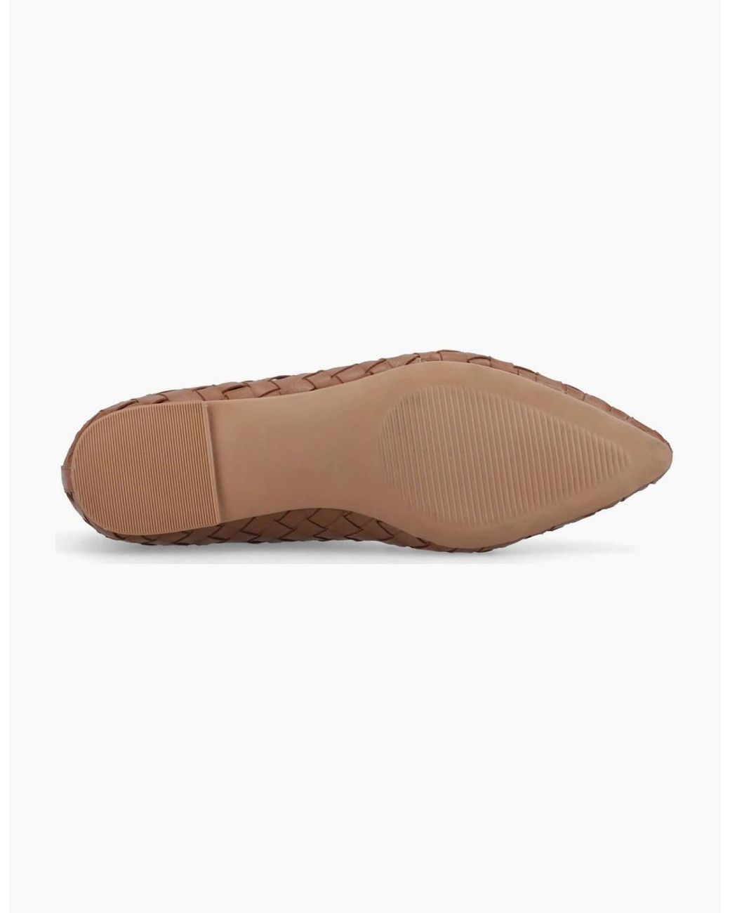 Hush Puppies Brown Darla Woven Ballerinas