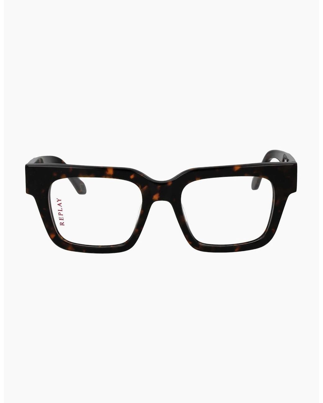 Replay Black Optical Frame Ry296V 02 53 for men