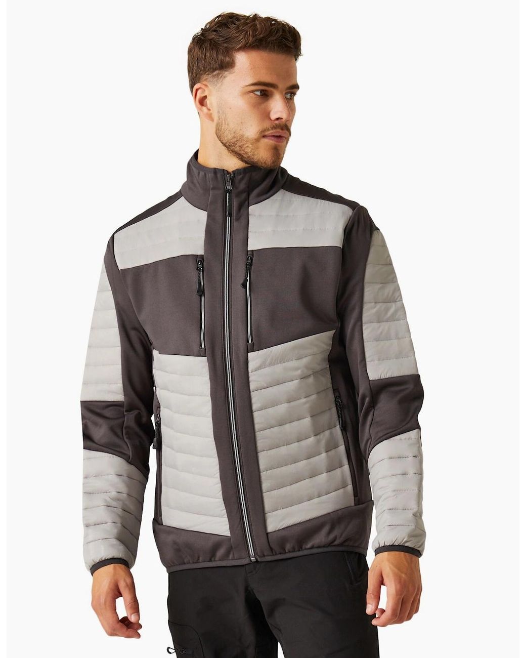 Regatta Gray Professional Thermal Hybrid Jacket for men
