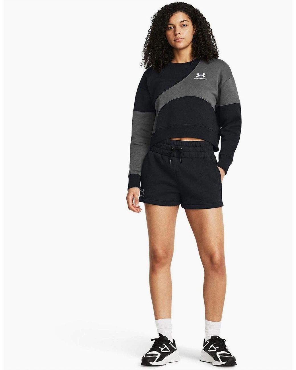 Under Armour Blue Icon Fleece Boxer Sh