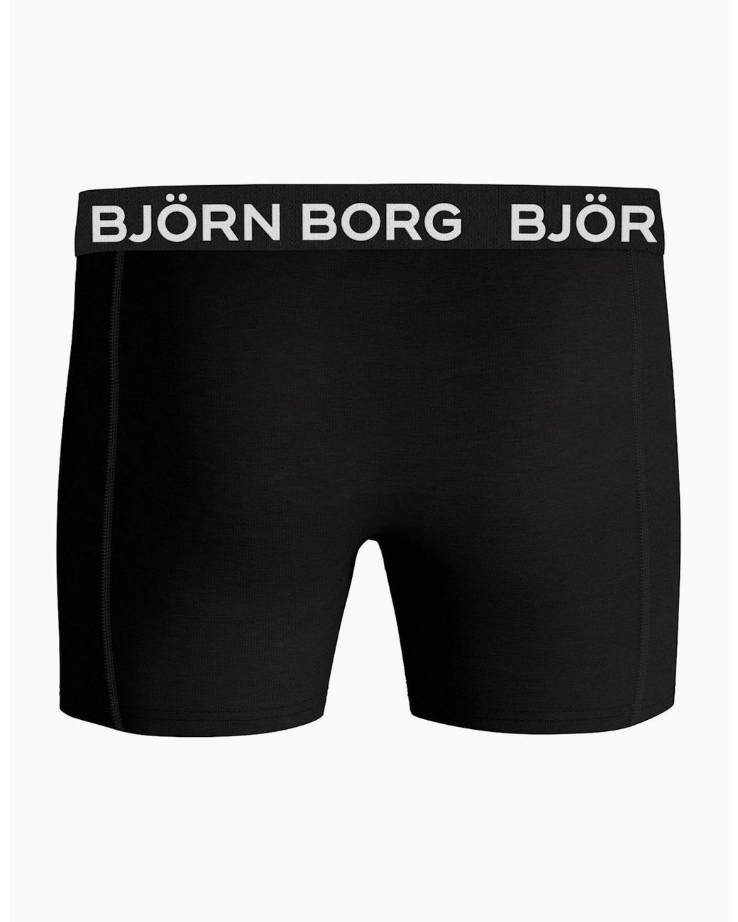 Björn Borg Black 2-Pack Large Logo Boxer Briefs for men