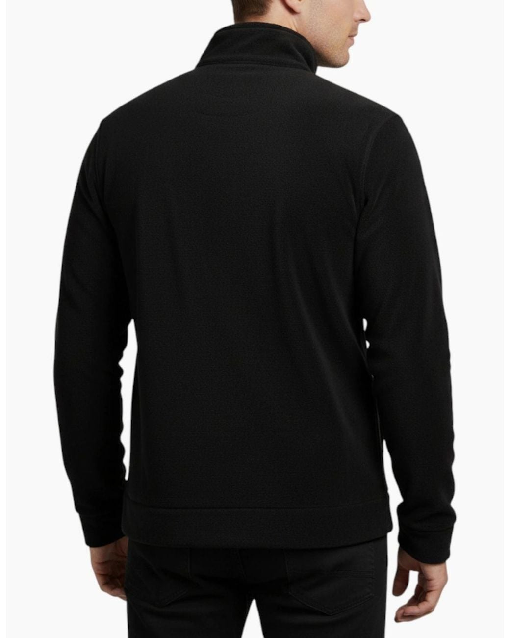 Burton Green Sweatshirt Full Zipper Jacket Long Sleeve High Neck Plain Jumper Top for men