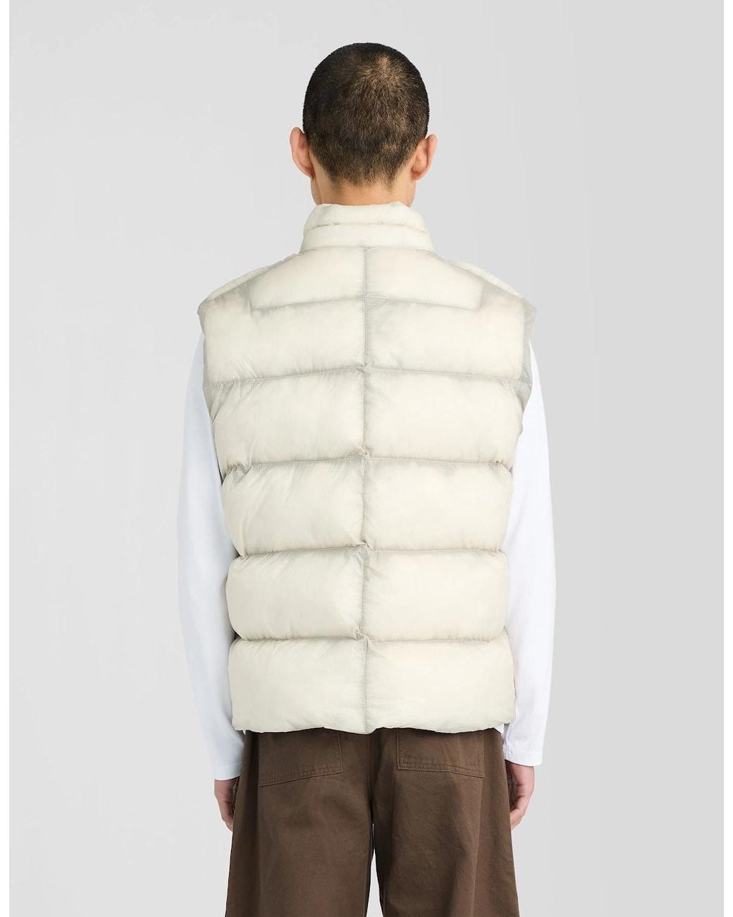 Lyle & Scott Natural Translucent Puffer Gilet for men