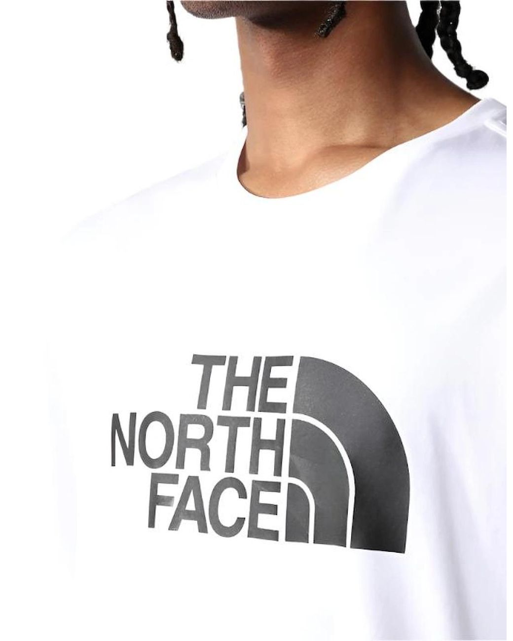 The North Face White S/S Easy T-Shirt for men