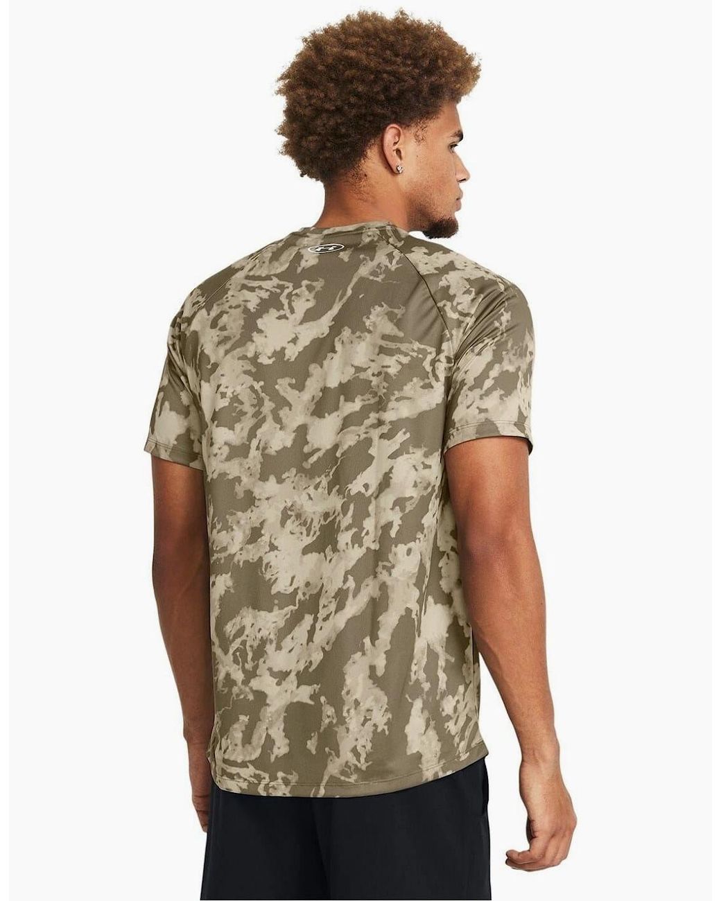 Under Armour Multicolor Tech Camo Regular Fit T-Shirt for men