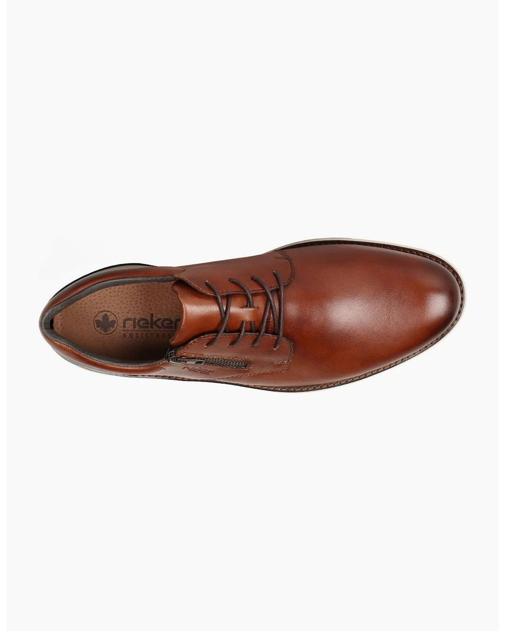 Rieker Brown Bowler Shoes for men