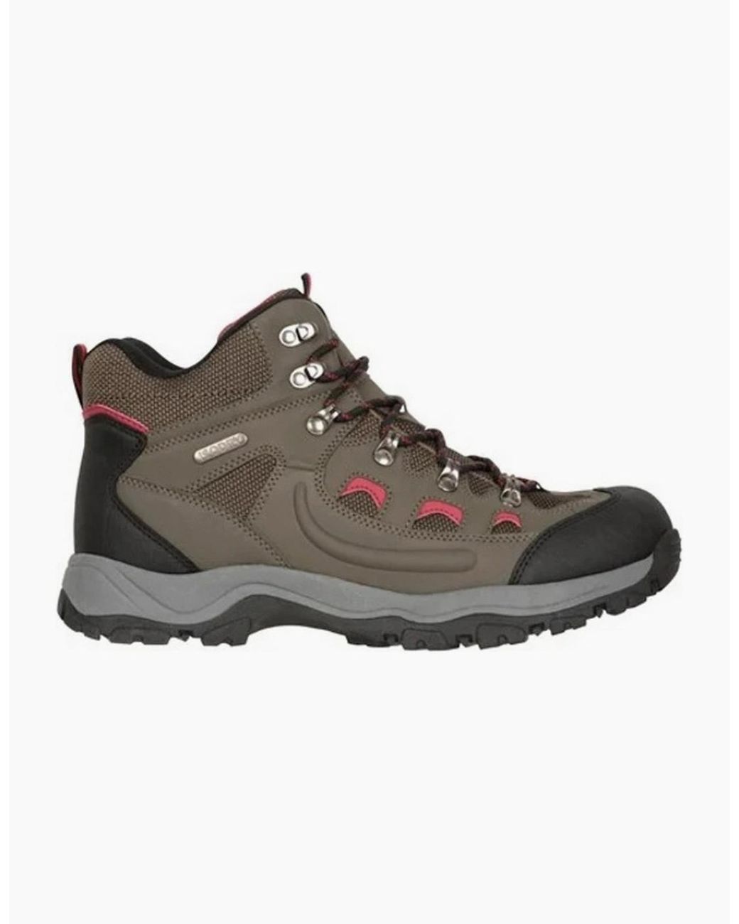Mountain Warehouse Black Adventurer Waterproof Hiking Boots for men