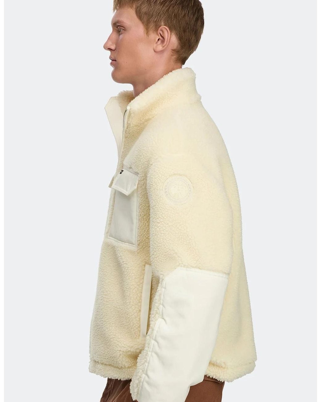 Canada Goose Natural Harrier Fleece Jacket for men