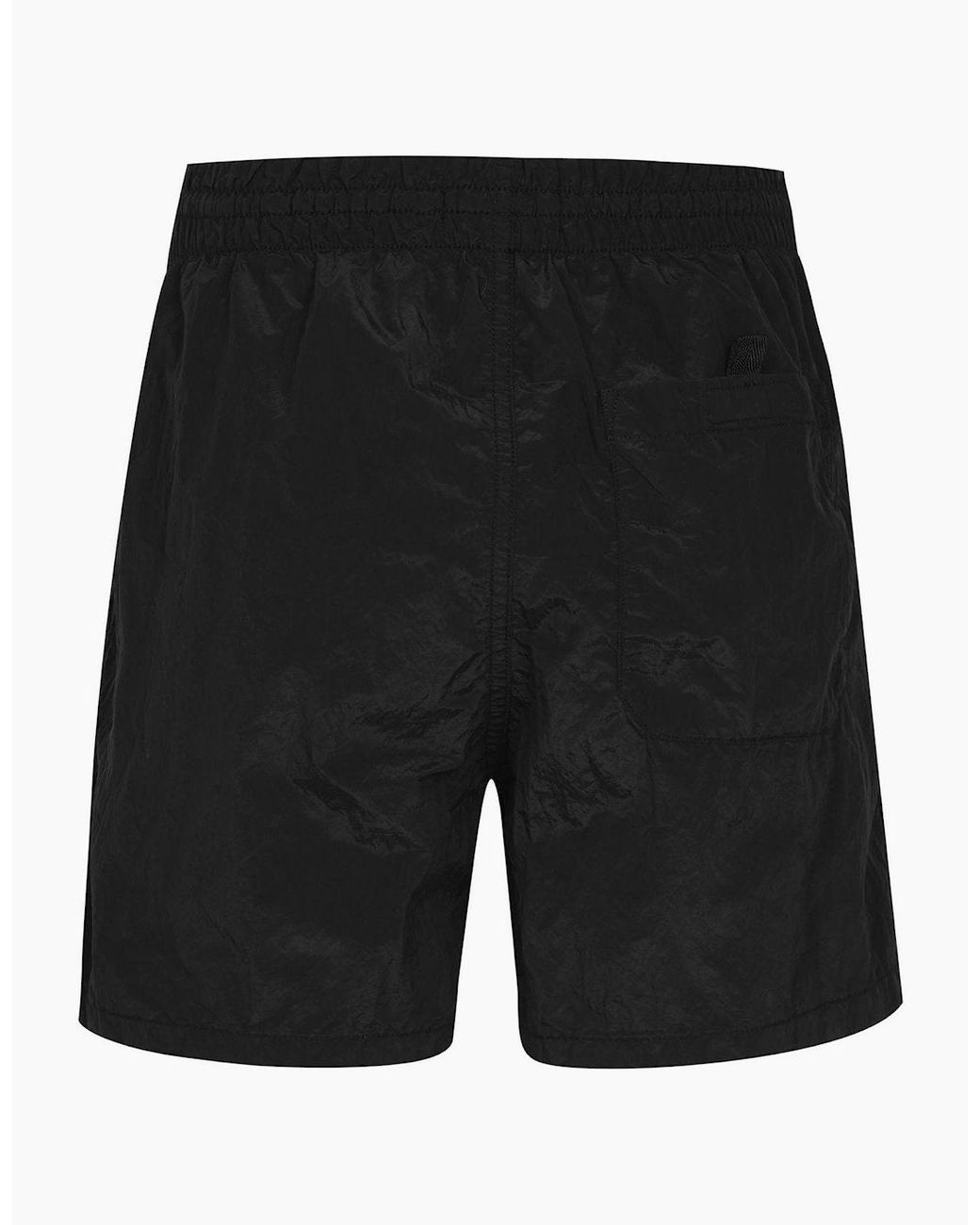 Stone Island Black Nylon Metal Swim Shorts for men