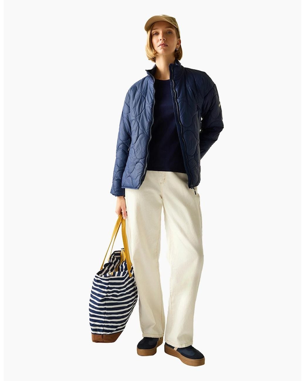 Regatta Blue Ladies Carlotte Quilted Padded Jacket