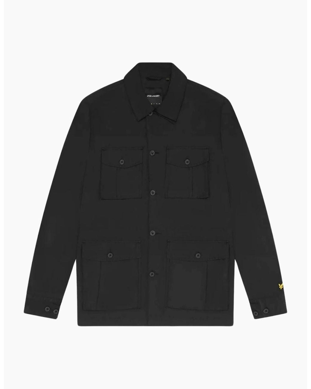 Lyle & Scott Black Lyle & Scott Jet Field Jacket for men
