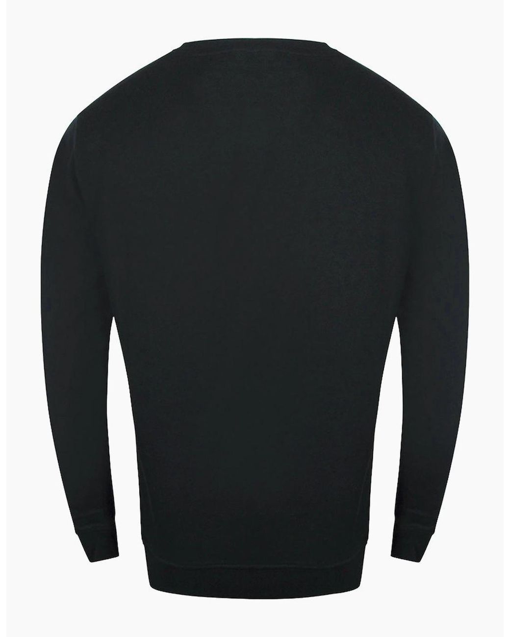 Roberto Cavalli Black Cavalli Class Paisley Leopards Design Sweatshirt for men