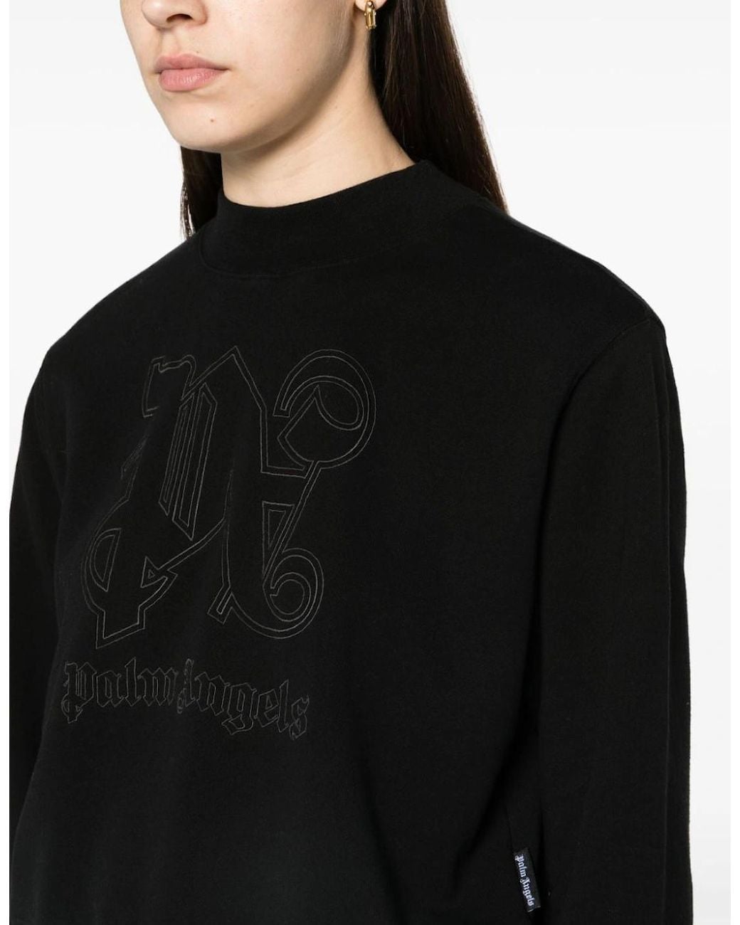 Palm Angels Black Statement Crewneck