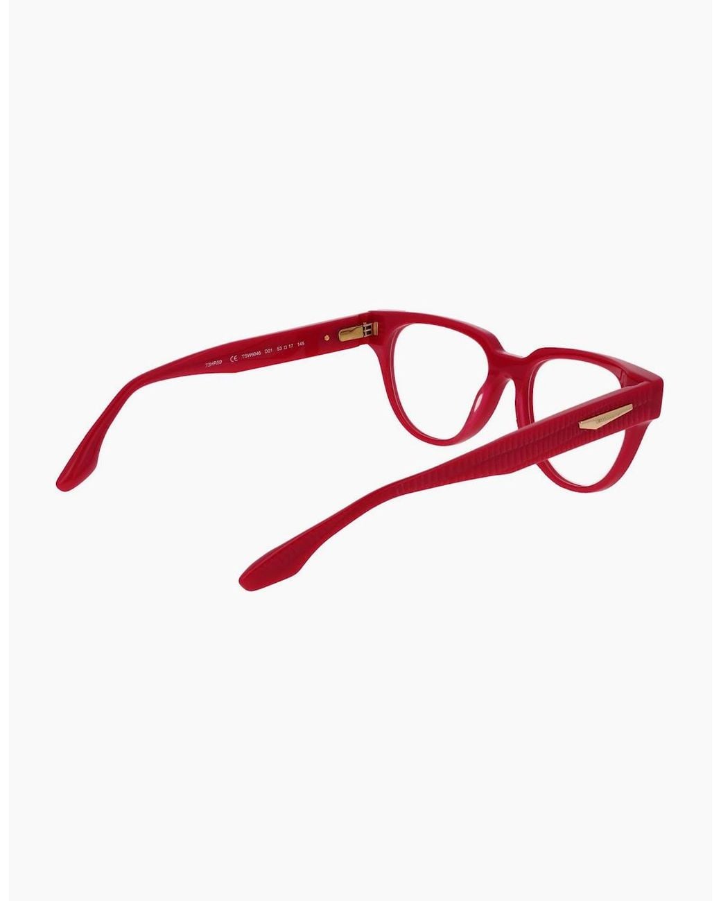 Trussardi Red Optical Frame Tsw6046 D01 53