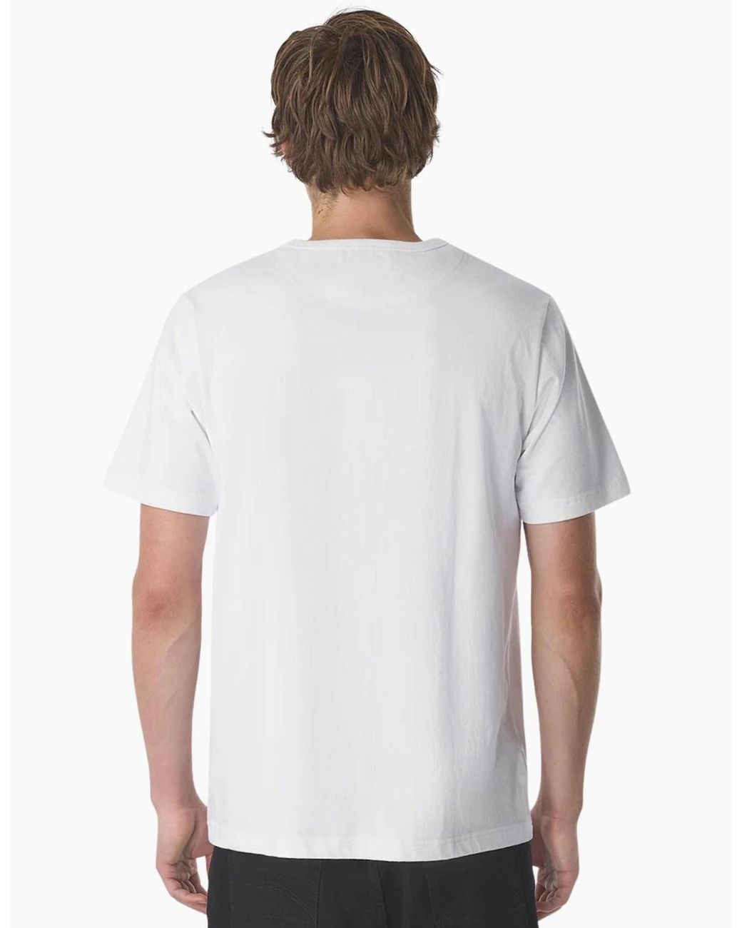 Pretty Green White Rave Camo Logo T-Shirt for men