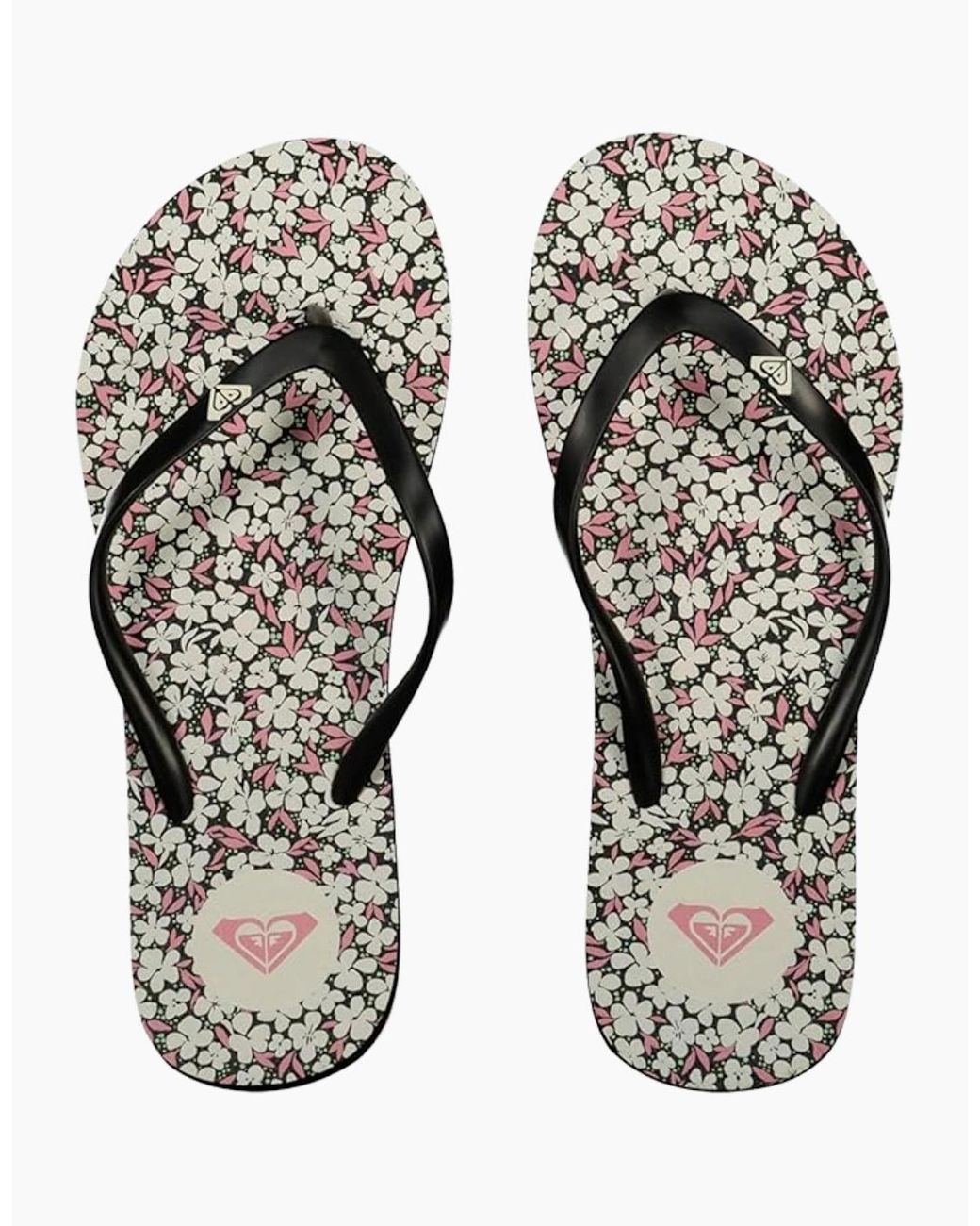 Roxy Black By The Sea Flip Flops