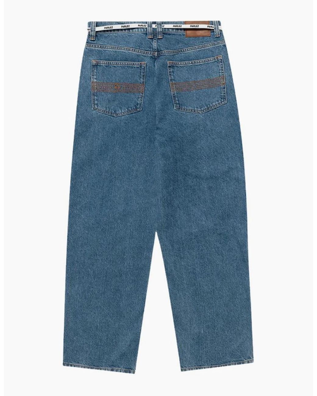 Parlez Blue Indy Denim Mid Wash Jeans for men