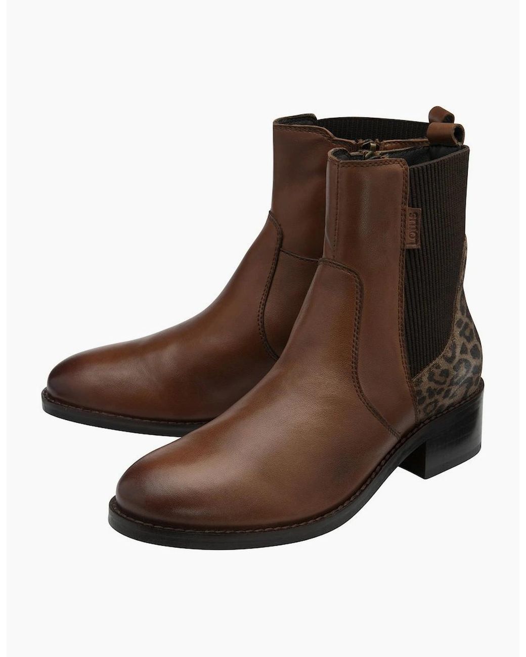 Lotus Brown Lindley Ankle Boots