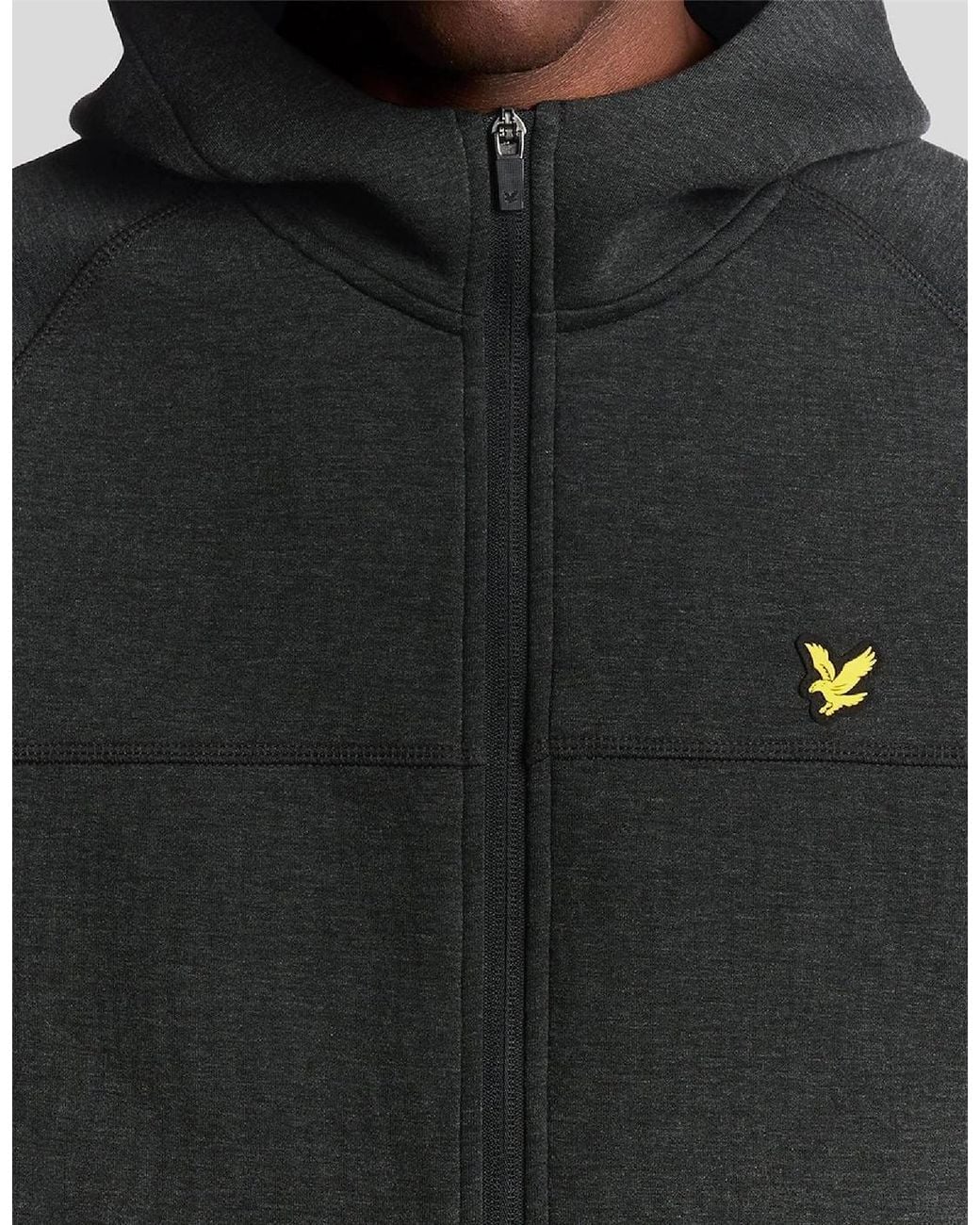 Lyle & Scott Black Track Top for men